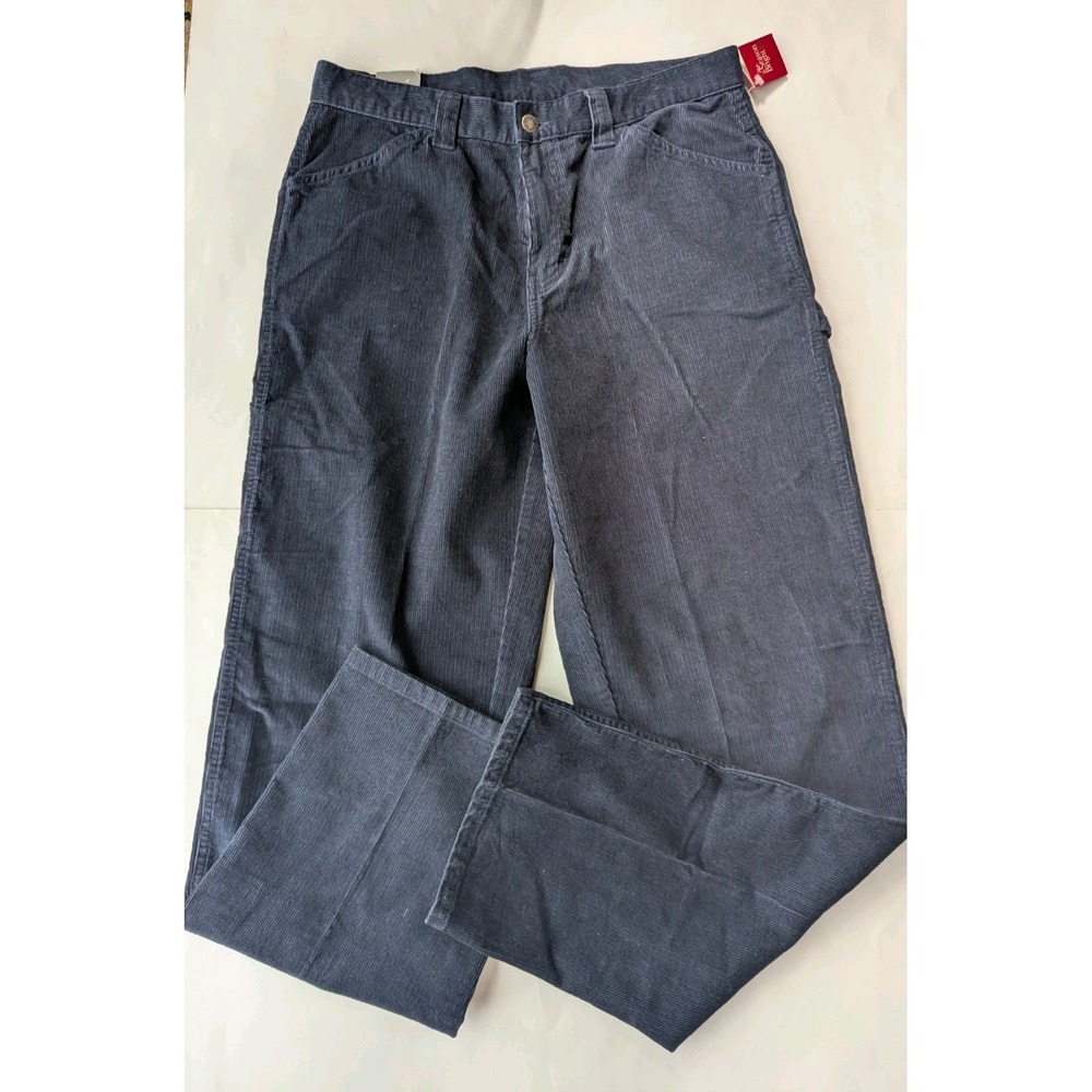 Riveted by Lee  Corduroy Pants Womens Sz 12 Medium  Blue Relaxed Cotton - Picture 4 of 11